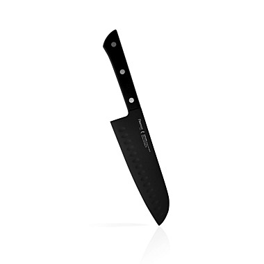 Нож TANTO KURO Сантоку 18см с покрытием (3Cr13 сталь)
