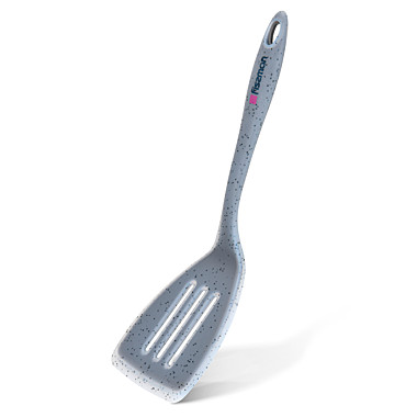 Лопатка с прорезями  MAURIS GREY 32см (нейлон + силикон)