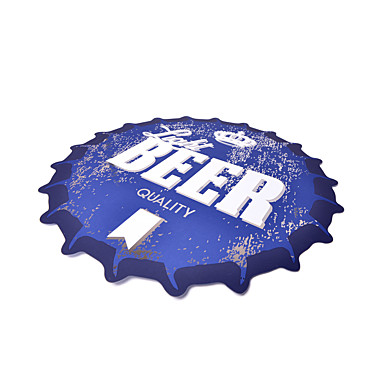 Коврик сервировочный BEER 38см круглый на обеденный стол (пластик)