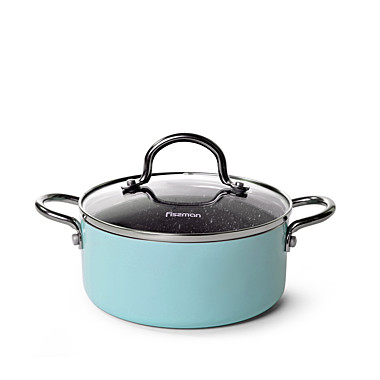 Кастрюля MINI CHEF 18x8 см / 1,8 л с крышкой (алюминий)