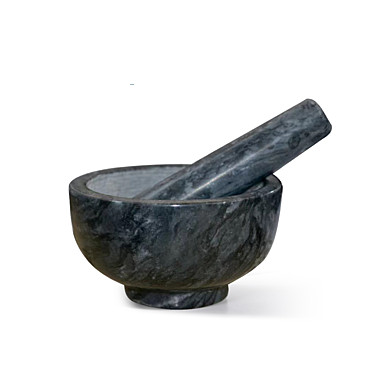 Ступка 11,5x6см с пестиком (мрамор)
